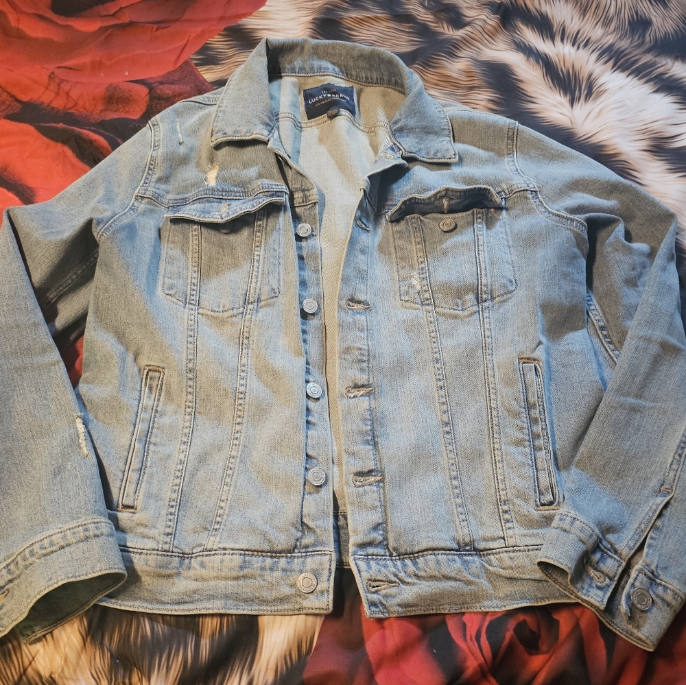 Free People ✨ Denim Jean Jacket - XL